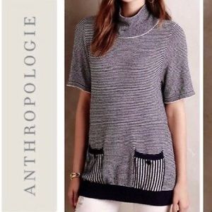 ANTHRO//MOTH • Margate Mock Stripe Pullover Tunic